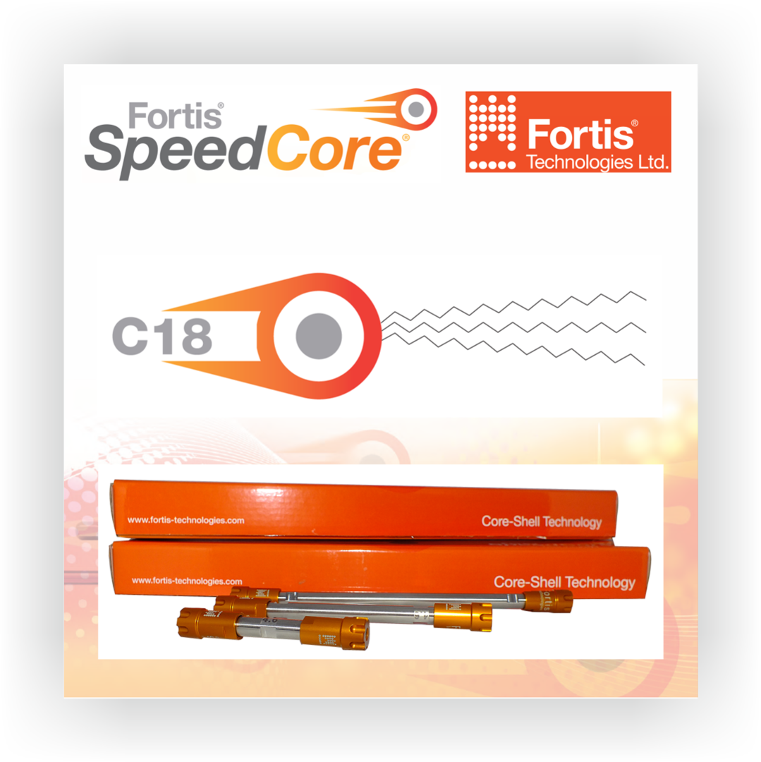 Fortis  HPLC Säule SpeedCore C18  50x4.6mm SpeedCore 2.6um C18