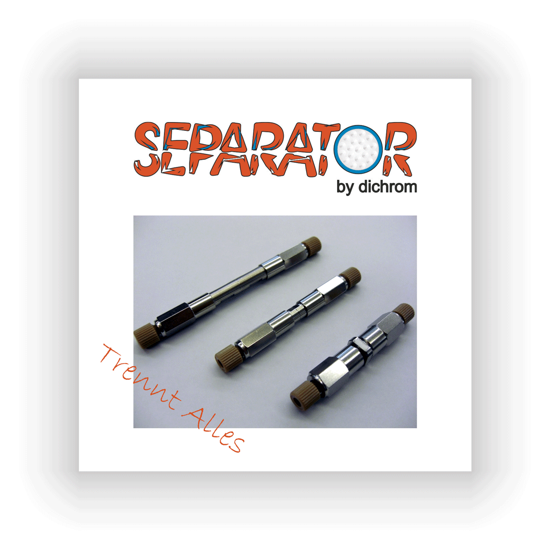 Separator Arton Deluxe  HPLC Säule, C18, 10 nm, 50 mm x 2,1 mm, 2 µm